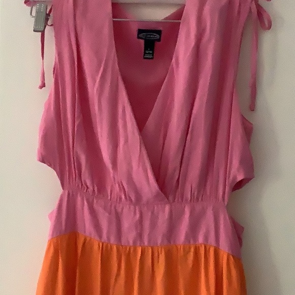 SCOOP Multi-Colored Dress with Mid Cut-outs - Picture 6 of 8